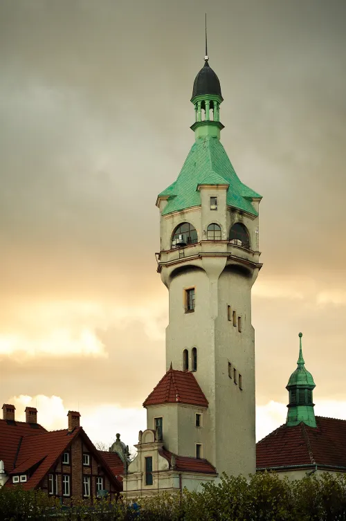 Latarnia Morska Sopot in Zoppot, Station 4 auf dem selbstgeführten Stadtrundgang