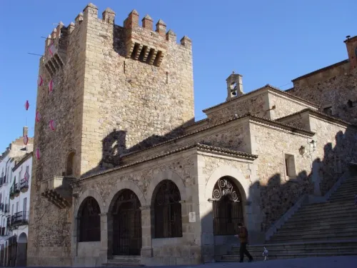 Torre de Bujaco in Cáceres, Station 8 auf dem selbstgeführten Stadtrundgang
