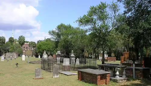 Colonial Park Cemetery in Savannah, stop 8 on the self-guided walking tour