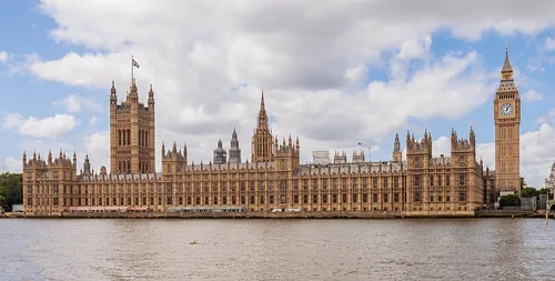 Palace of Westminster in London, stop 10 on the self-guided walking tour