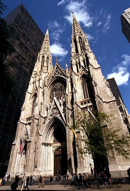 St. Patrick's Cathedral in New York, stop 7 on the self-guided walking tour
