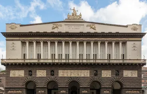 Teatro San Carlo in Naples, stop 4 on the self-guided walking tour