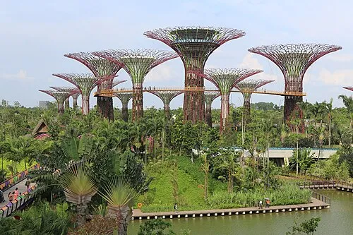 Gardens by the Bay in Singapur, Station 10 auf dem selbstgeführten Stadtrundgang