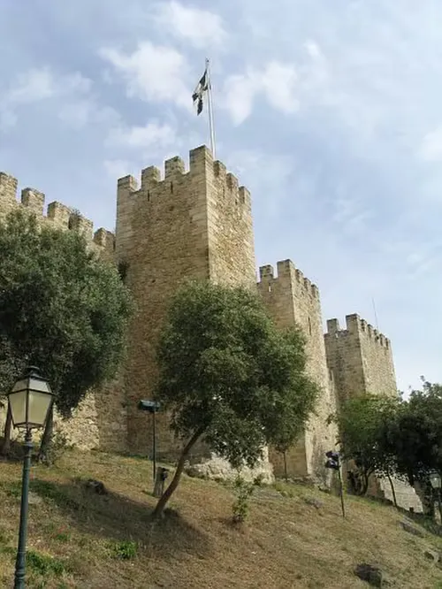 Castelo de São Jorge in Lissabon, Station 1 auf dem selbstgeführten Stadtrundgang