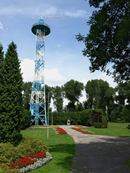 Kościuszko-Park in Kattowitz, Station 2 auf dem selbstgeführten Stadtrundgang