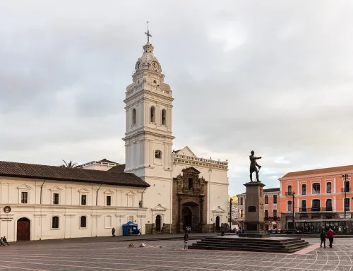 Iglesia de Santo Domingo in Quito, stop 11 on the self-guided walking tour
