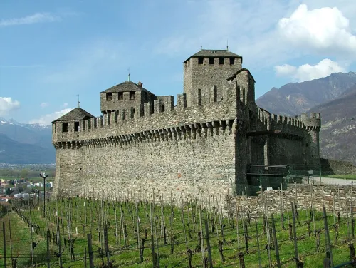 Castello di Montebello in Bellinzona, Station 4 auf dem selbstgeführten Stadtrundgang
