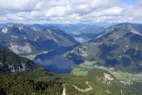 Hallstätter See in Hallstatt, Station 6 auf dem selbstgeführten Stadtrundgang