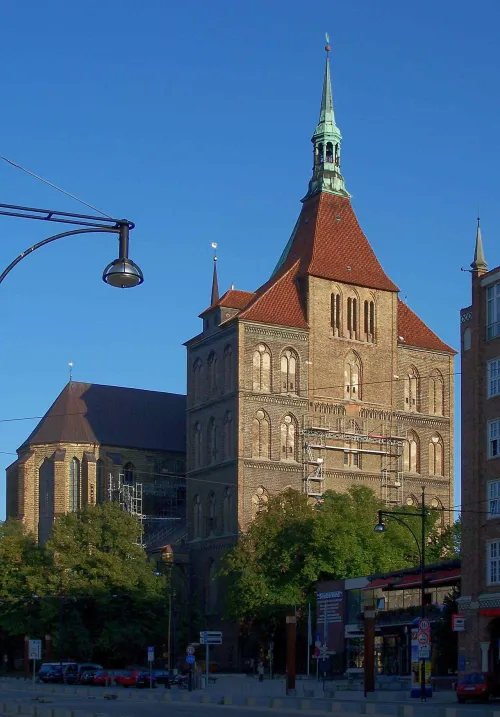 Marienkirche Rostock, Station 5 auf dem selbstgeführten Stadtrundgang