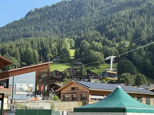 Luftseilbahn Wengen-Männlichen, Station 6 auf dem selbstgeführten Stadtrundgang