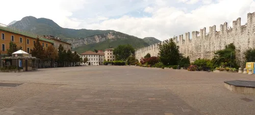 Piazza Fiera in Trient, Station 6 auf dem selbstgeführten Stadtrundgang