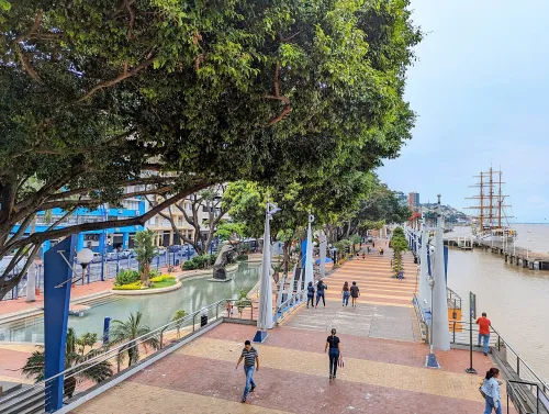 Malecón 2000 in Guayaquil, Station 6 auf dem selbstgeführten Stadtrundgang