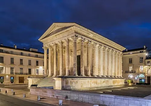Maison Carrée in Nîmes, stop 5 on the self-guided walking tour