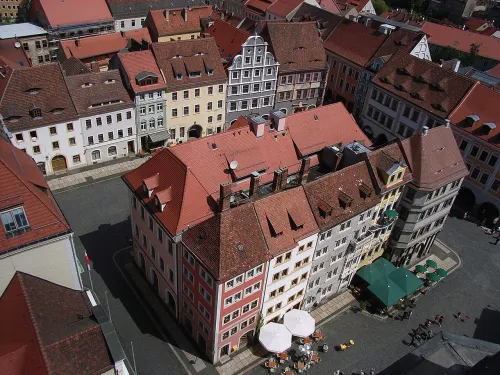 Untermarkt in Görlitz, Station 4 auf dem selbstgeführten Stadtrundgang