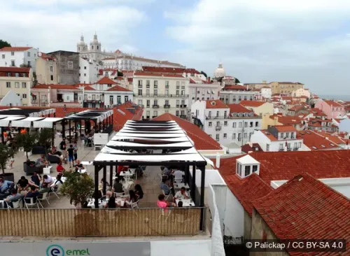 Miradouro das Portas do Sol in Lissabon, Station 9 auf dem selbstgeführten Stadtrundgang