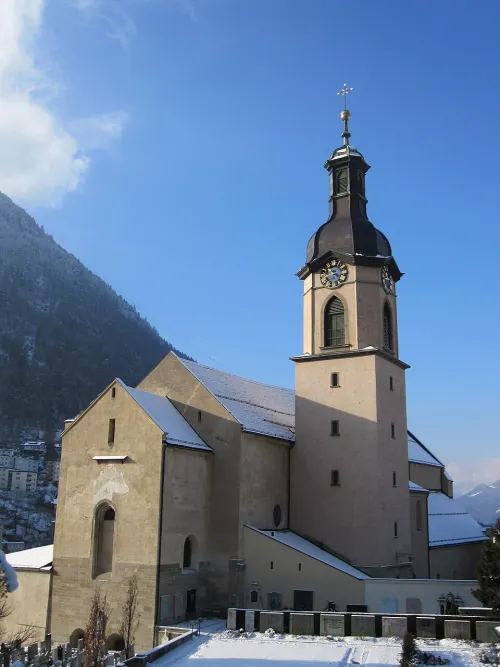 Cathedral of the Assumption of Mary in Chur, stop 6 on the self-guided walking tour