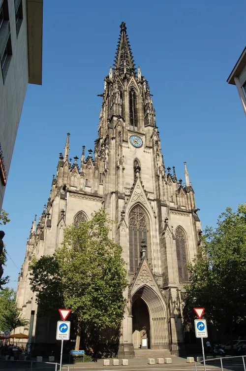 Elisabethenkirche in Basel, stop 7 on the self-guided walking tour