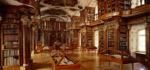 Abbey Library of St. Gallen, stop 6 on the self-guided walking tour
