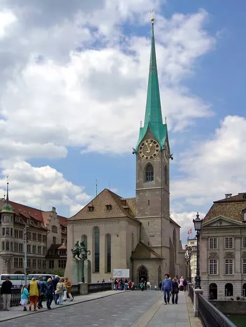 Fraumünster in Zürich, Station 6 auf dem selbstgeführten Stadtrundgang