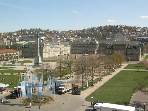 Neues Schloss in Stuttgart, Station 7 auf dem selbstgeführten Stadtrundgang