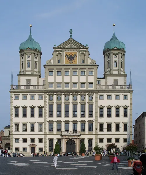 Augsburger Rathaus, stop 3 on the self-guided walking tour