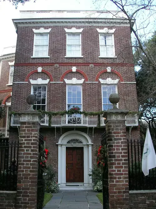 Nathaniel Russell House in Charleston, Station 4 auf dem selbstgeführten Stadtrundgang