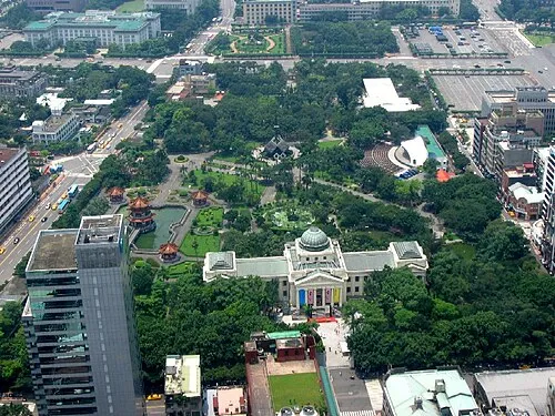 228 Peace Memorial Park in Taipeh, Station 3 auf dem selbstgeführten Stadtrundgang