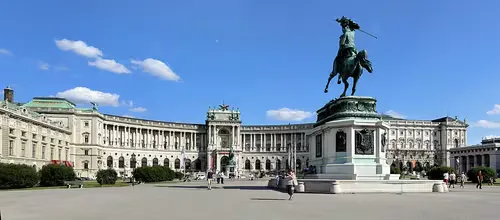 Heldenplatz in Vienna, stop 2 on the self-guided walking tour