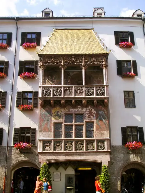 Golden Roof in Innsbruck, stop 4 on the self-guided walking tour