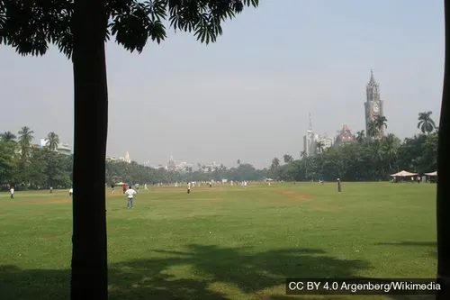Oval Maidan in Mumbai, Station 4 auf dem selbstgeführten Stadtrundgang