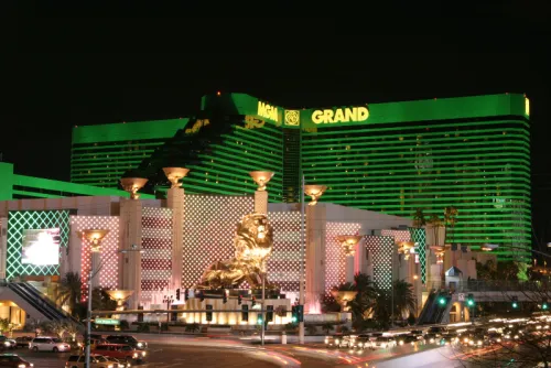 MGM Grand in Las Vegas, stop 1 on the self-guided walking tour
