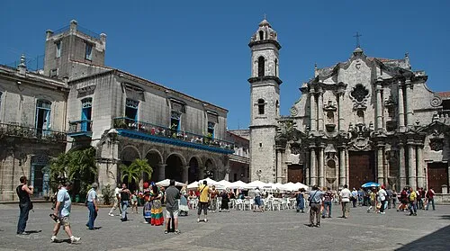 Plaza de la Catedral in Havanna, Station 4 auf dem selbstgeführten Stadtrundgang
