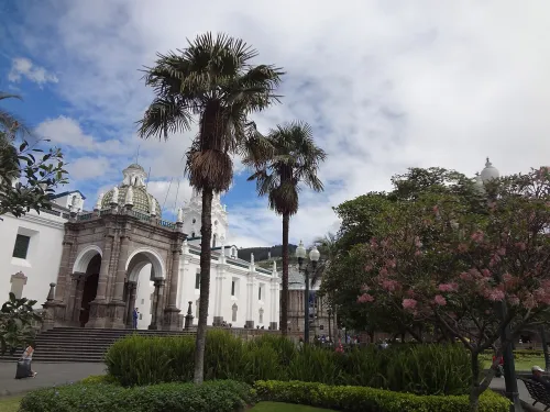 Plaza de la Independencia in Quito, stop 2 on the self-guided walking tour