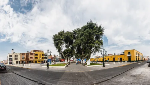 Plazuela El Recreo in Trujillo, stop 7 on the self-guided walking tour