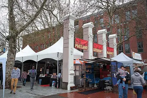 Portland Saturday Market, stop 4 on the self-guided walking tour