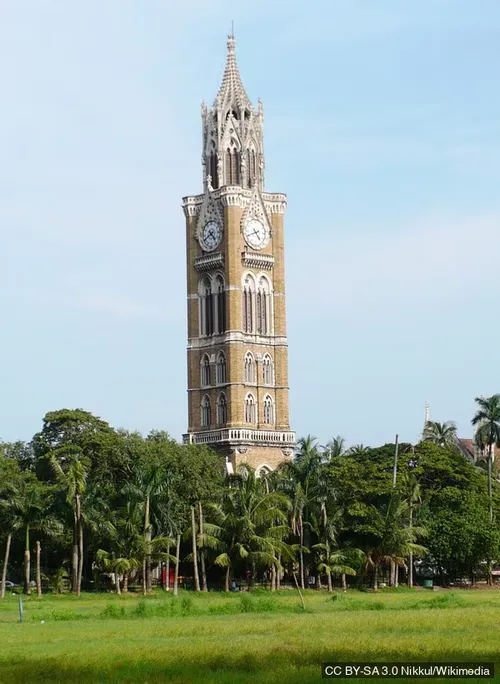 Rajabai Clock Tower in Mumbai, Station 5 auf dem selbstgeführten Stadtrundgang