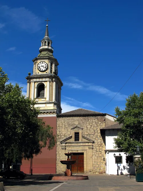 Iglesia de San Francisco in Santiago de Chile, stop 6 on the self-guided walking tour