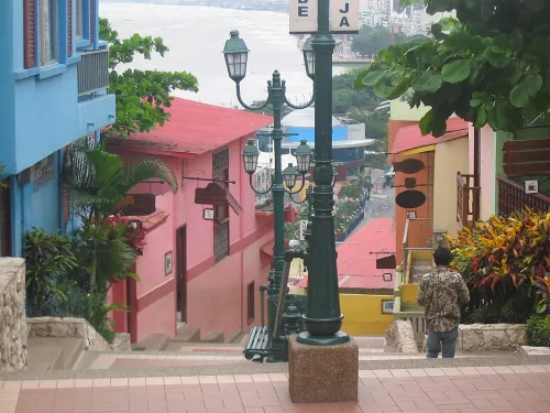 Cerro Santa Ana in Guayaquil, Station 11 auf dem selbstgeführten Stadtrundgang