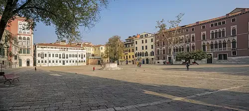 Campo San Polo in Venice, stop 12 on the self-guided walking tour