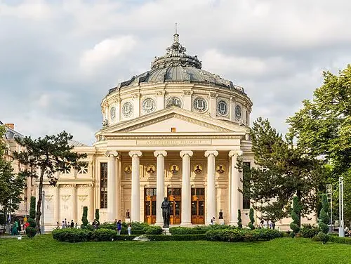 Rumänisches Athenäum in Bukarest, Station 1 auf dem selbstgeführten Stadtrundgang