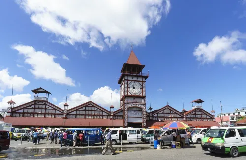 Stabroek Market in Georgetown, stop 1 on the self-guided walking tour