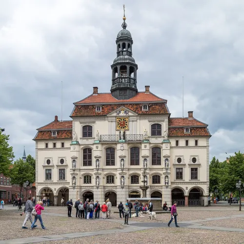 Altes Rathaus Lüneburg, Station 1 auf dem selbstgeführten Stadtrundgang