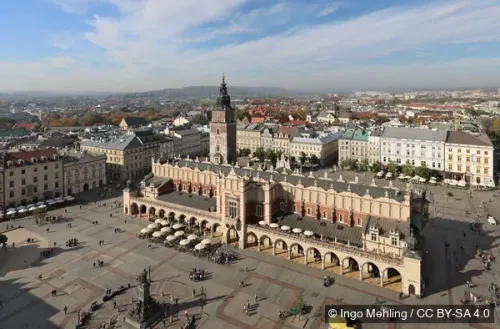 Rynek Główny in Krakau, Station 6 auf dem selbstgeführten Stadtrundgang