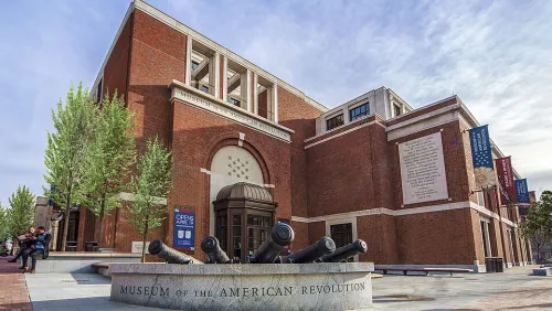 Museum of the American Revolution in Philadelphia, stop 1 on the self-guided walking tour