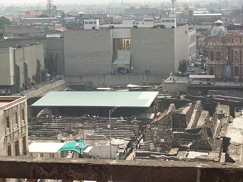 Templo Mayor in Mexico City, stop 11 on the self-guided walking tour