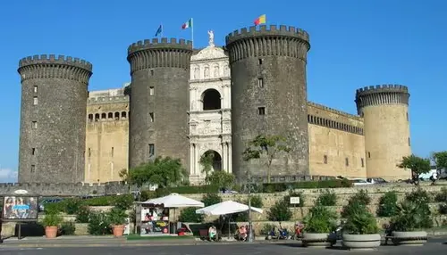Castel Nuovo in Naples, stop 6 on the self-guided walking tour