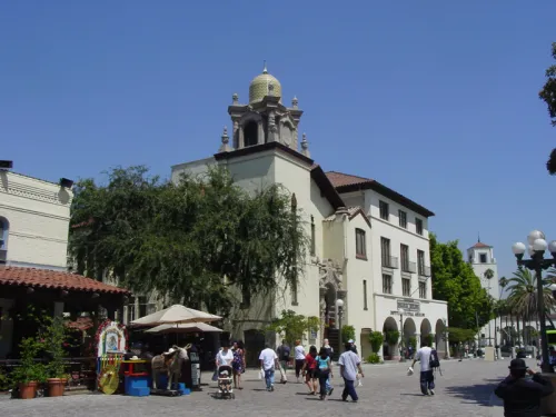 Olvera Street in Los Angeles, stop 7 on the self-guided walking tour