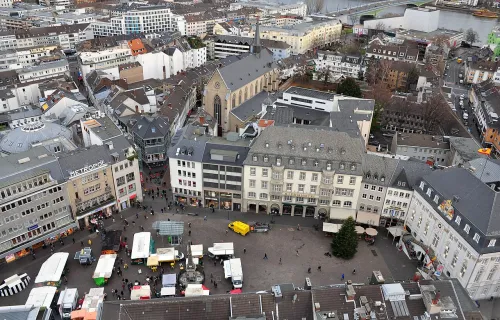 Marktplatz in Bonn, stop 3 on the self-guided walking tour
