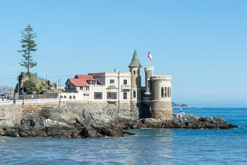 Castillo Wulff in Viña del Mar, Station 9 auf dem selbstgeführten Stadtrundgang