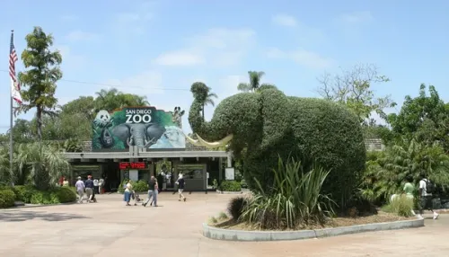San Diego Zoo, Station 9 auf dem selbstgeführten Stadtrundgang
